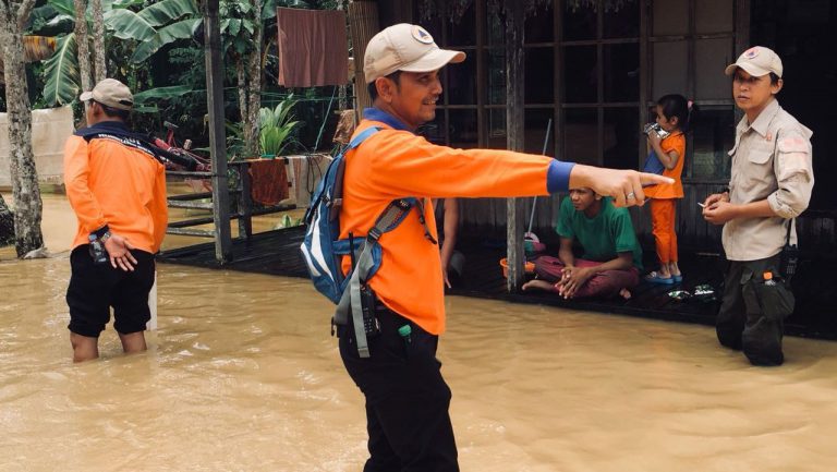 Monitoring Ketinggian Air di Desa Rantau Nangka