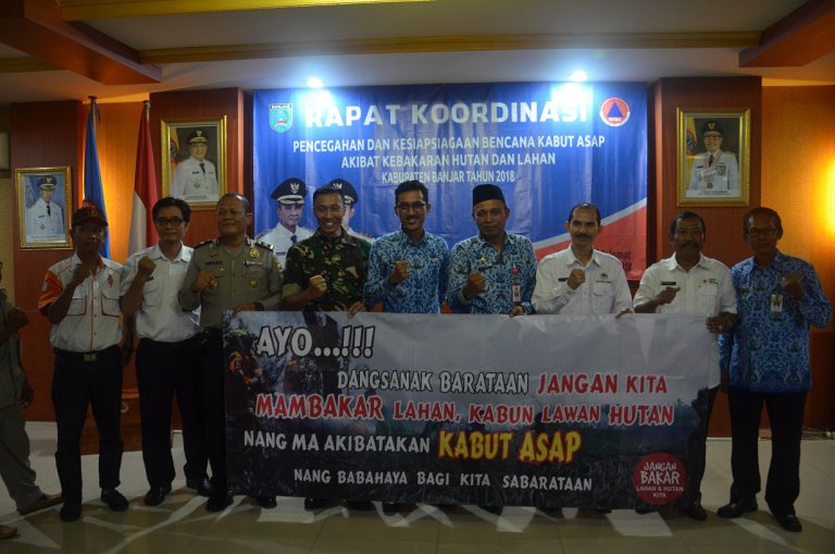 RAKOR PENCEGAHAN DAN KESIAPSIAGAAN BENCANA ASAP AKIBAT KEBAKARAN HUTAN DAN LAHAN TAHUN 2018