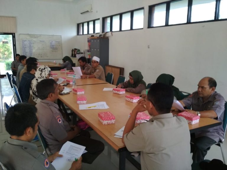 Rapat Triwulan I TIM Jitu Pasna BPBD Kab.Banjar
