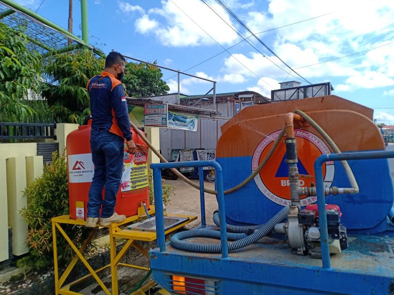 Pengisian Tandon Air Cuci Tangan