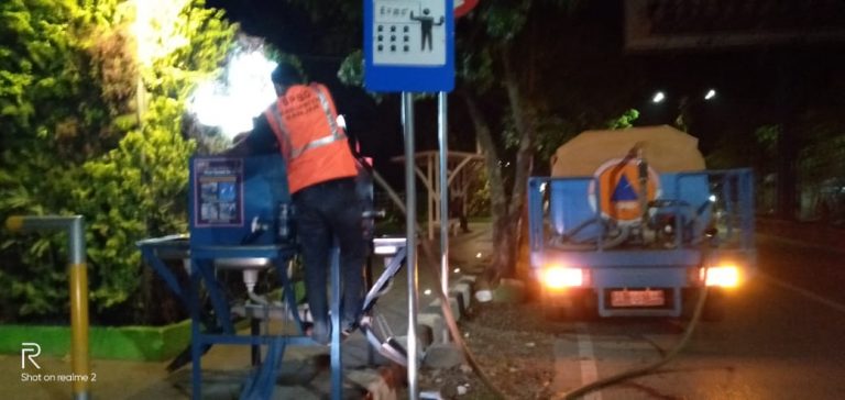 Pengisian Tandon Air Cuci Tangan