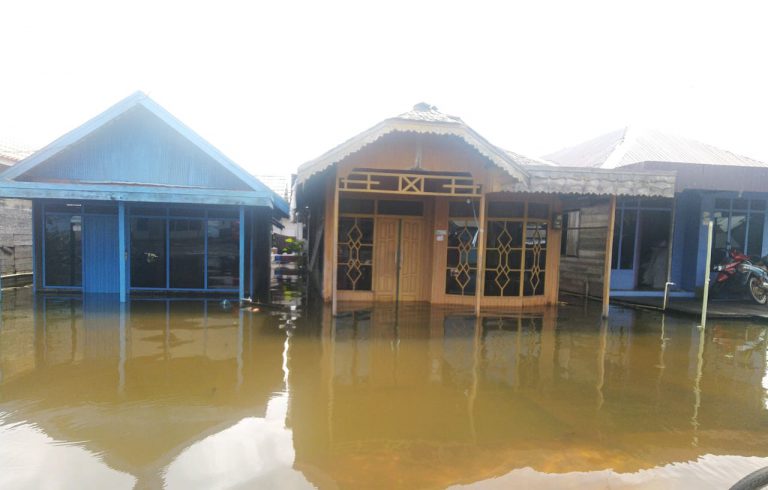 Banjir Masih Menggenangi beberapa Rumah Warga di Kabupaten Banjar
