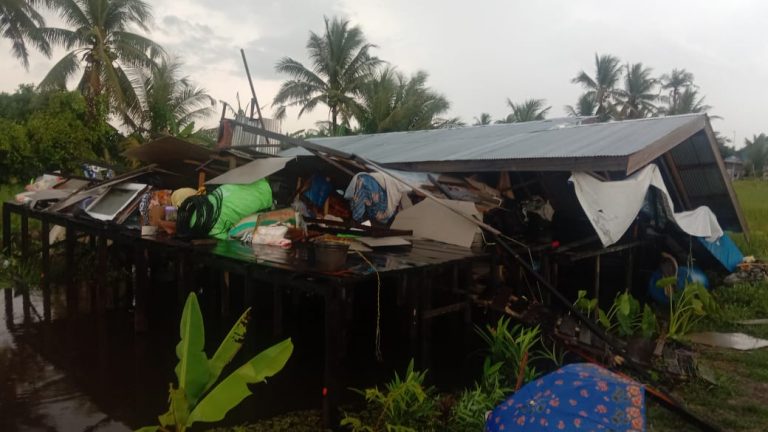 Tiga Kecamatan Alami Angin Kencang, Sebanyak 13 Rumah Warga di Kabupaten Banjar Rusak