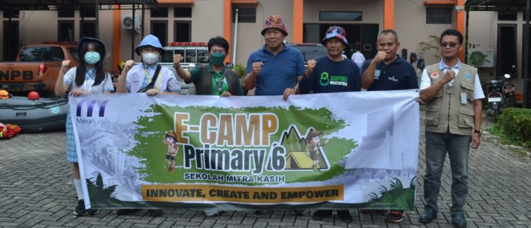 Kenalkan Peralatan Kebencanaan Sedari Dini, Mitra Kasih School Sambangi BPBD Kabupaten Banjar
