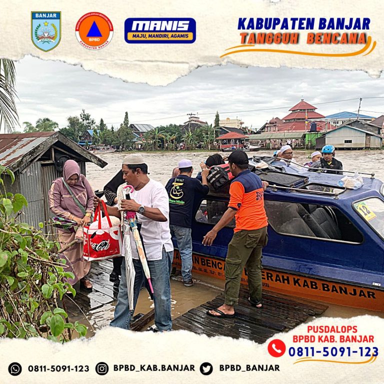 BPBD Banjar Terus Distribusikan Air Bersih Jelang Puncak Haul