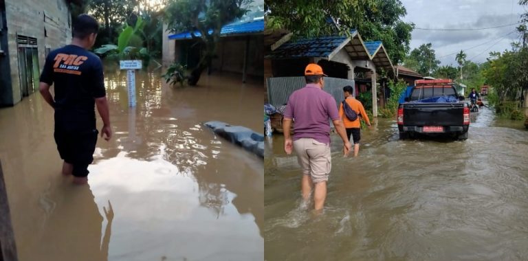 BPBD Kabupaten Banjar Terus Siaga di Lokasi Banjir dan Pendistribusian Logistik