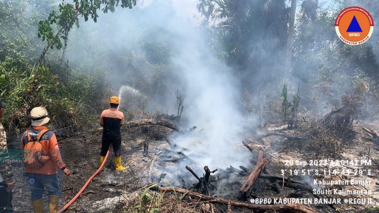 Karhutla di Jingah Habang dan Gudang Tengah