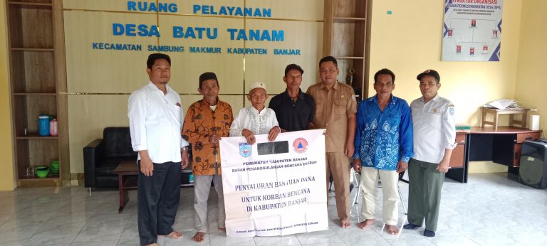 Korban Puting Beliung di Batu Tanam Dapatkan Bantuan Dana Dari Pemkab Banjar