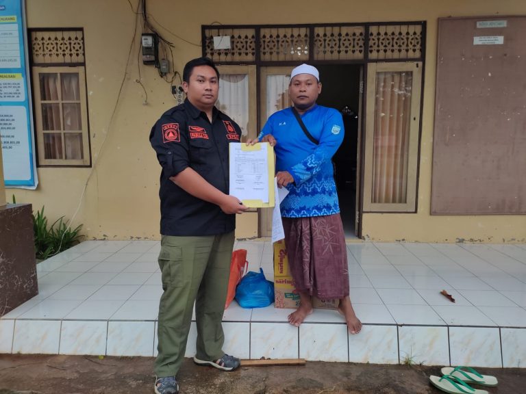 BPBD Distribusikan Bantuan ke Lokasi Terdampak Longsor di Kec. Sambung Makmur