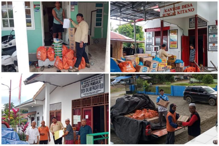 BPBD Kabupaten Banjar Salurkan Bantuan ke Kecamatan yang Terdampak Banjir