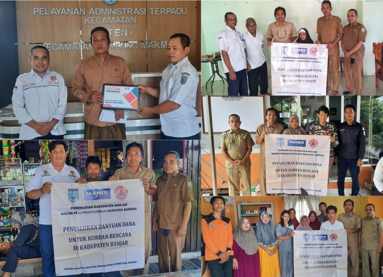 BPBD Salurkan Dana Bantuan Untuk Masyarakat yang terdampak Bencana Angin Puting Beliung/Angin Kencang