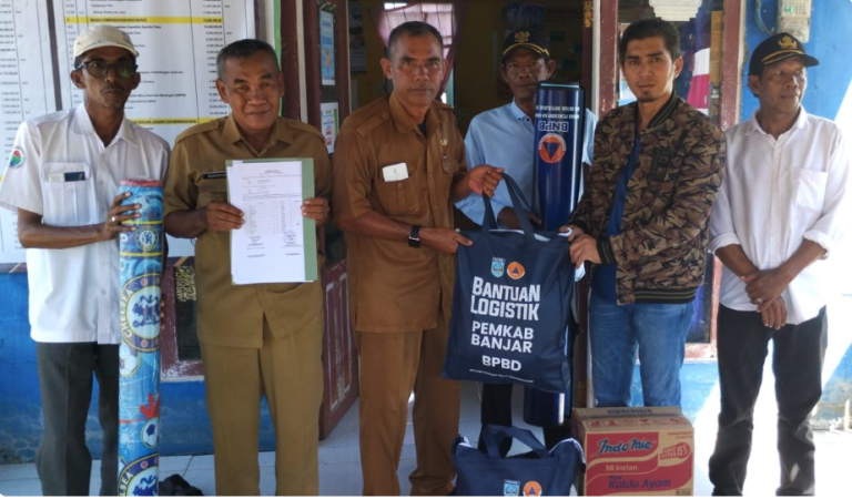 Angin Puting Beliung Landa Desa Keliling Benteng Ilir, BPBD Salurkan Bantuan