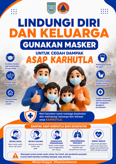 Himbauan gunakan masker cegah asap karhutla 1