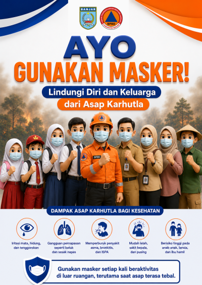 Himbauan gunakan masker cegah asap karhutla 3 (3D)